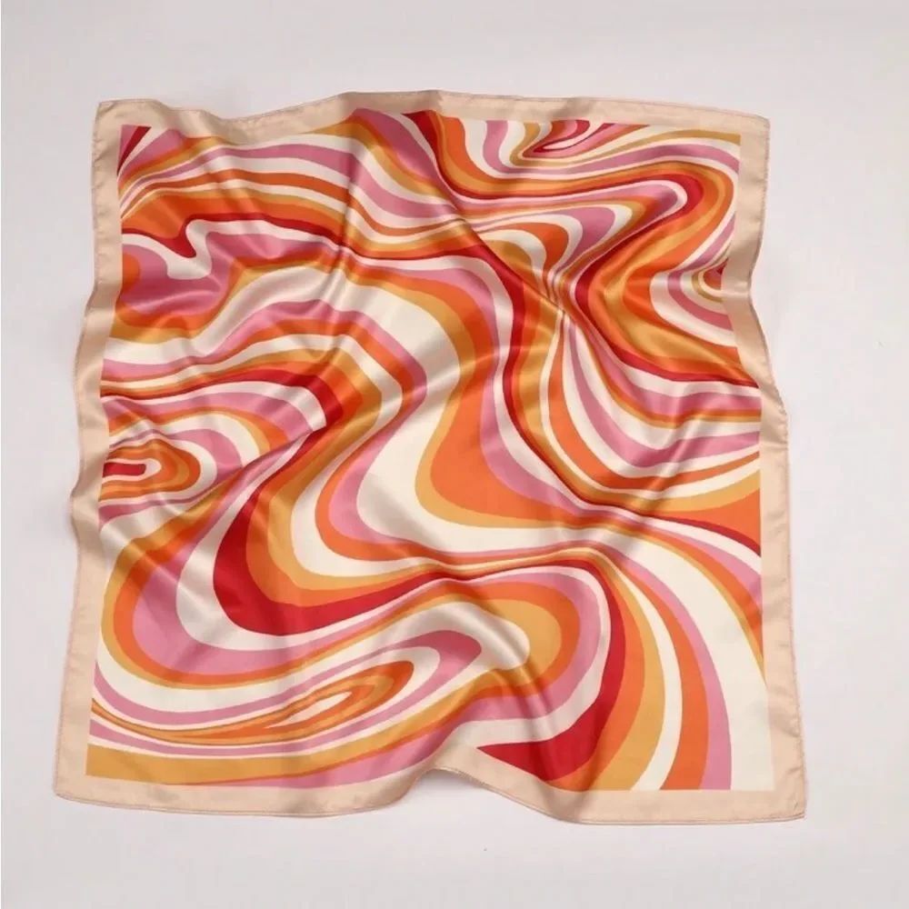 Swirl Print Scarf N1340
